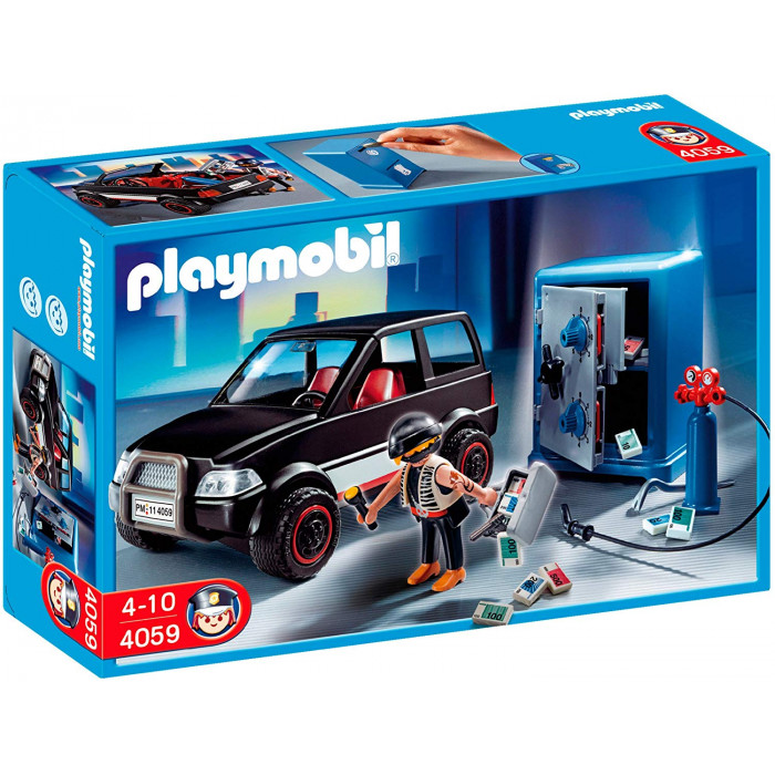 Hot cu seif si masina Playmobil City Action