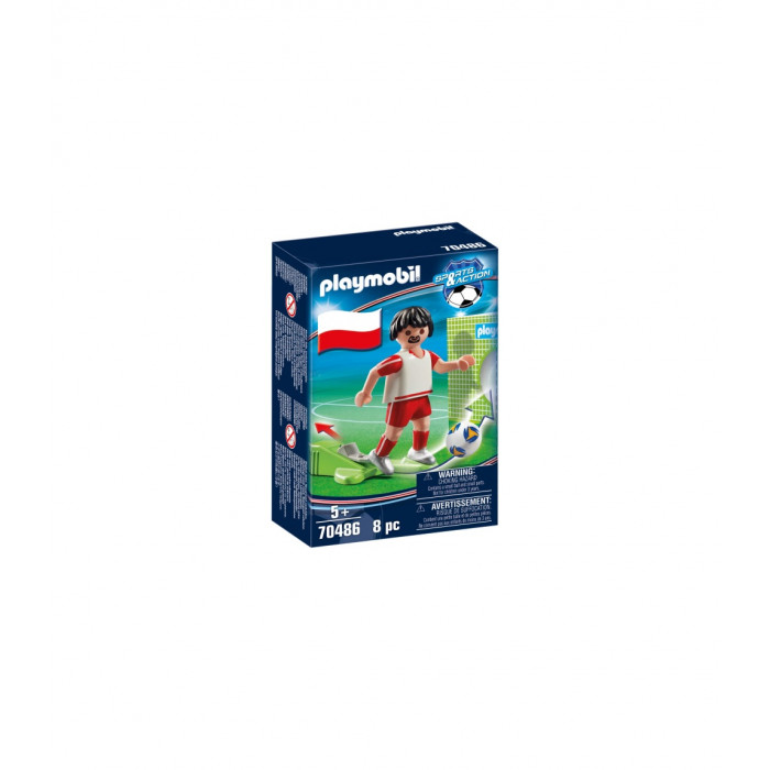 Jucator fotbal Polonia Playmobil Sports Action