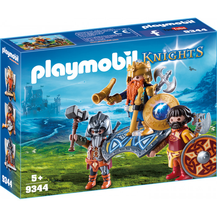 Regele pitic cu gardieni Playmobil Knights