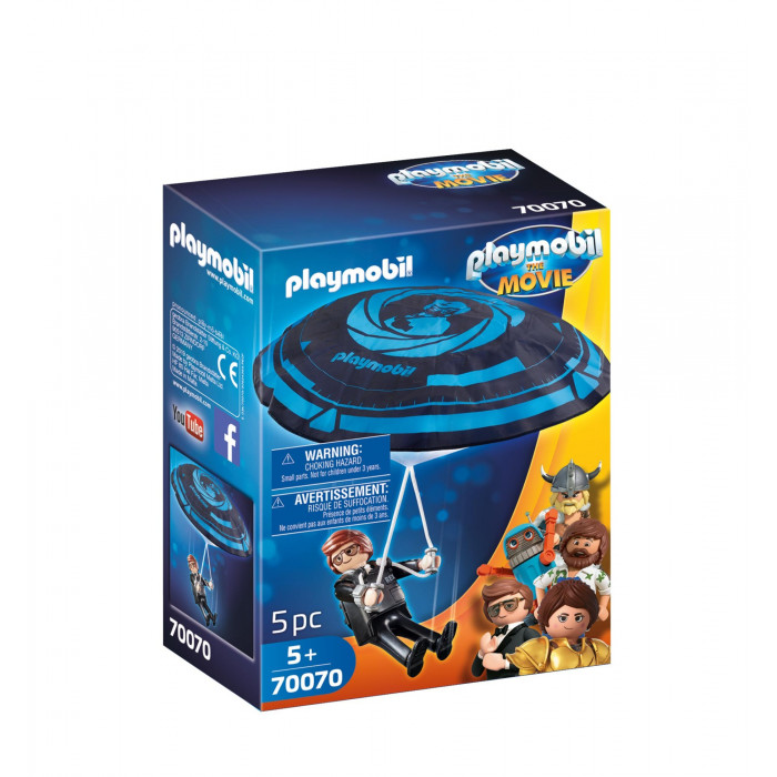 Rex Dasher cu parasuta Playmobil Movie
