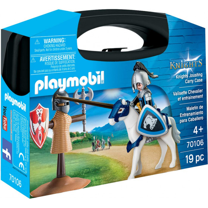 Set portabil Cavaler si cal Playmobil Knights