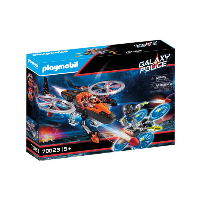 Elicopterul piratilor galactici Playmobil Galaxy Police
