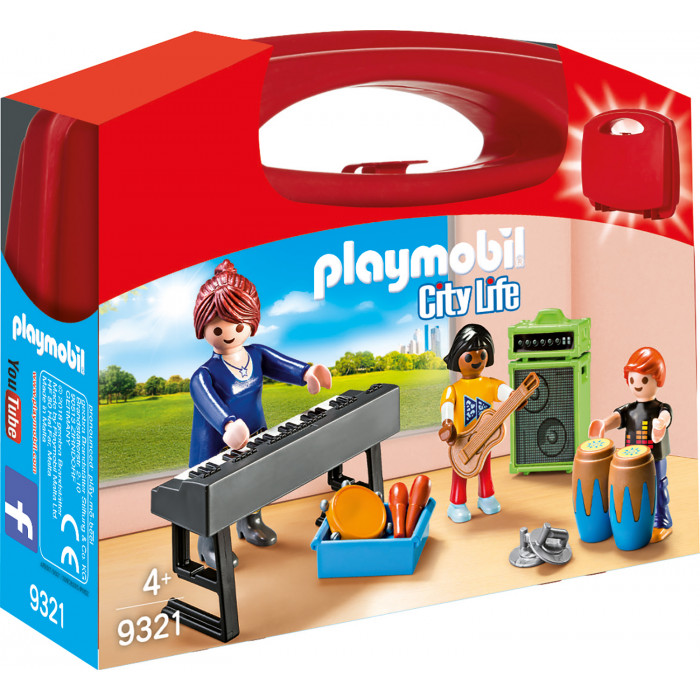 Set portabil Curs de muzica Playmobil City Life