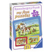 Puzzle animalute 3x6 piese Ravensburger