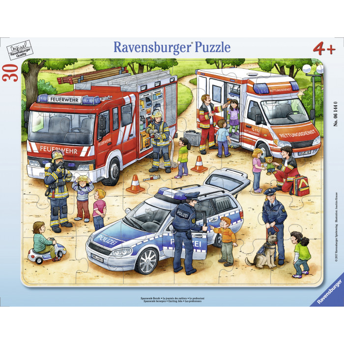 Puzzle tip rama meserii 30 piese Ravensburger