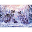 Puzzle copii si adulti Lupi polari 1000 piese Ravensburger