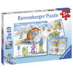 Puzzle partie de schi 3x49 piese Ravensburger