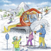 Puzzle partie de schi 3x49 piese Ravensburger