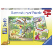 Puzzle copii in natura 3x49 piese Ravensburger
