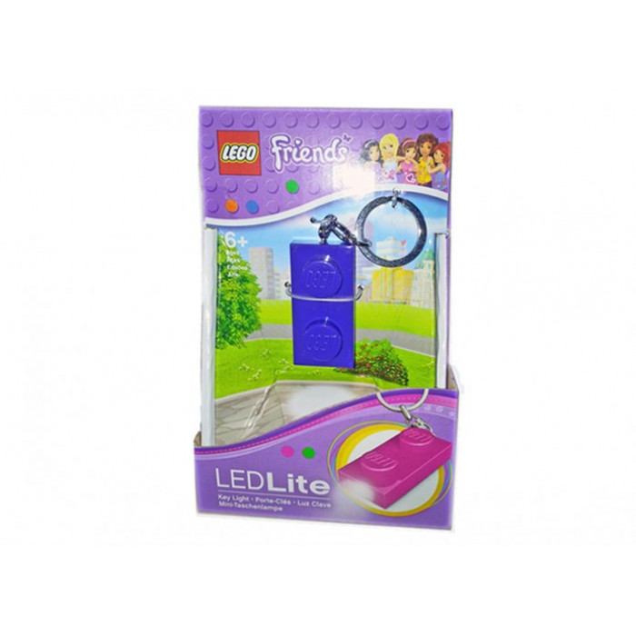 Breloc cu lanterna LEGO Friends placa indigo