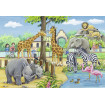 Puzzle Zoo 2x24 piese Ravensburger