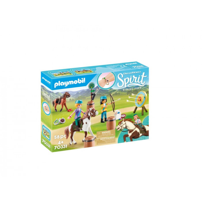 Caluti si lectii de tras cu arcul Playmobil Spirit