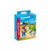 Figurina mama cu bebe si caine Playmobil