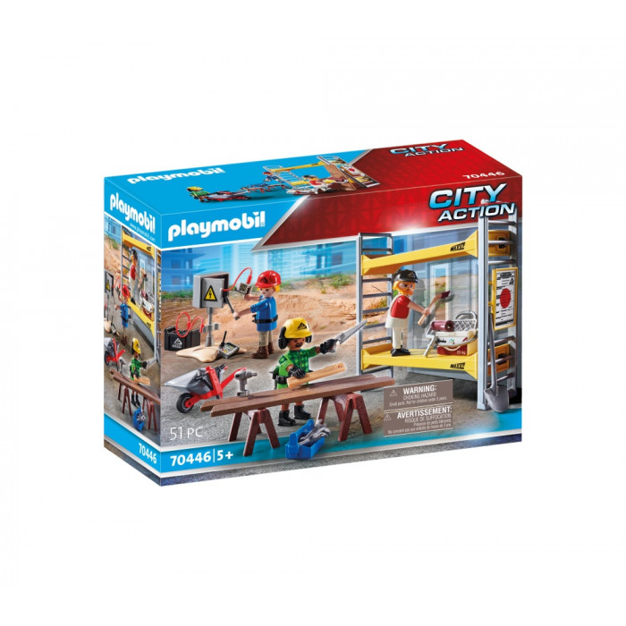 Muncitori cu schela Playmobil City Action