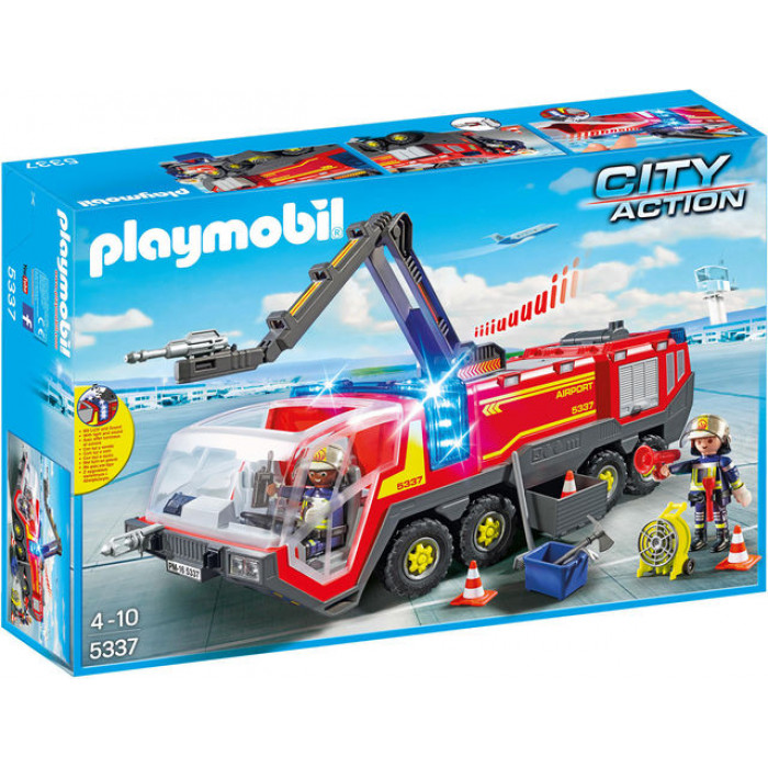 Masina de pompieri a aeroportului Playmobil City Action