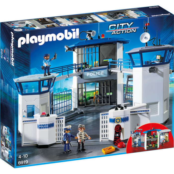 Sediu de Politie cu inchisoare Playmobil City Action