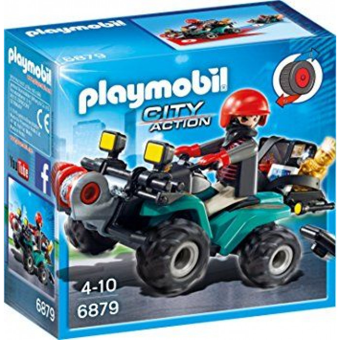 Vehiculul hotului Playmobil City Action