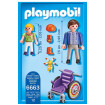 Copil in carucior cu rotile Playmobil City Life