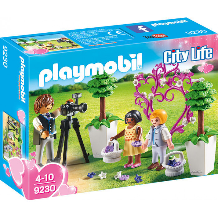Copii cu flori si fotograf Playmobil City Life
