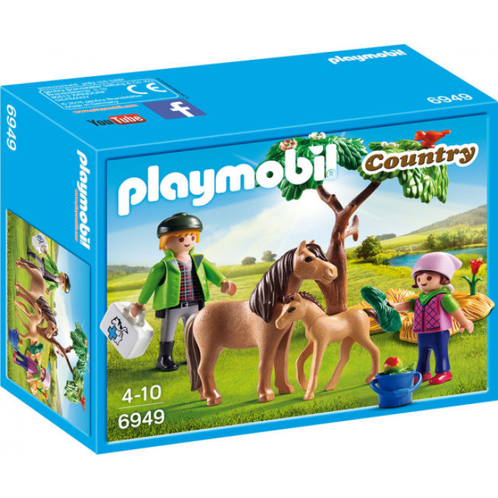 Veterinar cu Ponei si Manz Playmobil Country