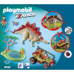 Masina de teren si Stegosaurus Playmobil The Explorers