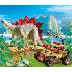 Masina de teren si Stegosaurus Playmobil The Explorers