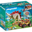 Masina de teren si Stegosaurus Playmobil The Explorers