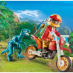 Motociclist si Raptor Playmobil The Explorers