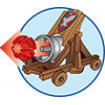 Cavaleri Soim cu tun de batalie Playmobil Knights
