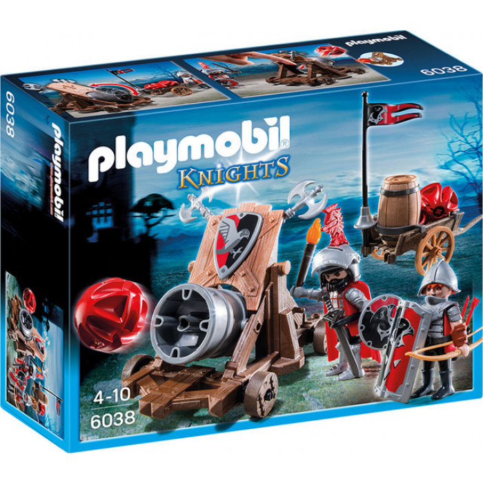 Cavaleri Soim cu tun de batalie Playmobil Knights
