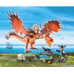 Snotlout si Hookfang Playmobil Dragons