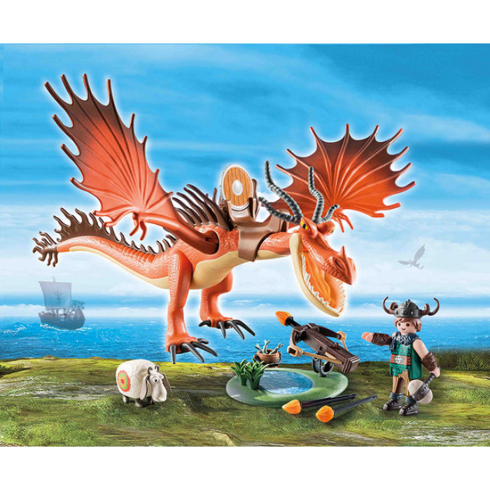 Snotlout si Hookfang Playmobil Dragons