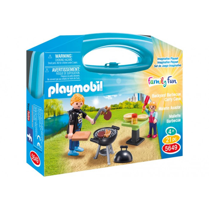 Iesire la gratar set portabil Playmobil Family Fun