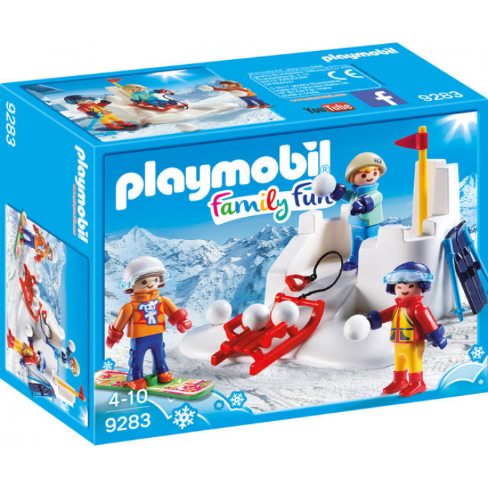 Bataie cu zapada Playmobil Family Fun