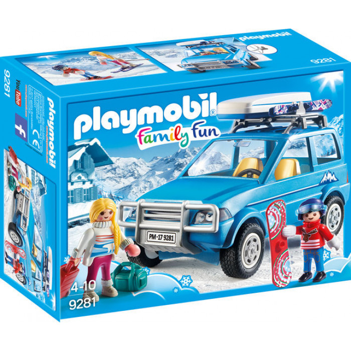Schiori si masina de teren Playmobil Family Fun
