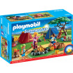 Loc de tabara cu led de foc Playmobil Summer Fun