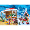 Calendar Craciun atelierul lui Mos Craciun Playmobil