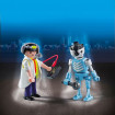Om de stiinta si robot Playmobil
