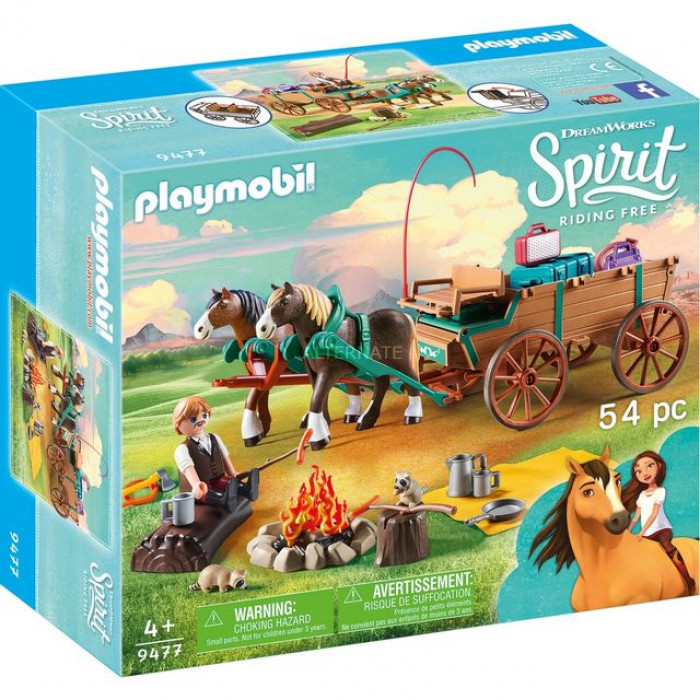 Tatal lui Lucky si trasura Playmobil Spirit