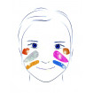 Culori make-up non alergice metalic Djeco
