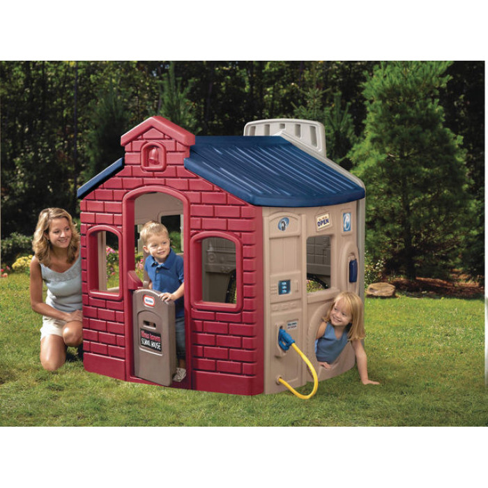 Casuta de la oras colorata copii Little Tikes