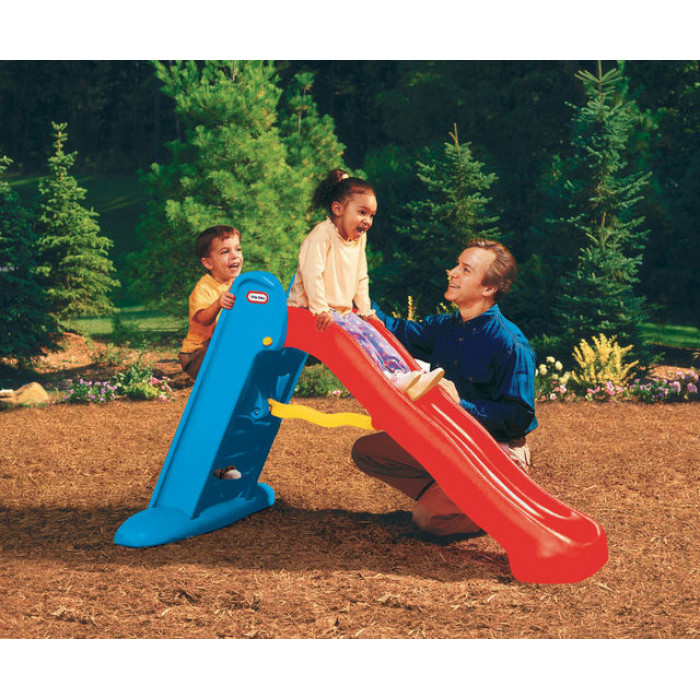 Tobogan rosu si albastru Little Tikes