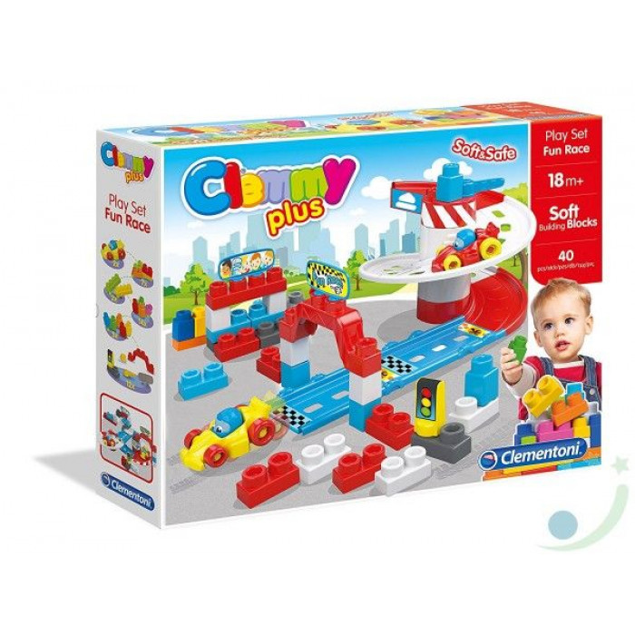 Set de curse cu 40 de piese Clementoni