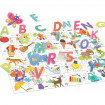 Puzzle Alfabet 3D Headu