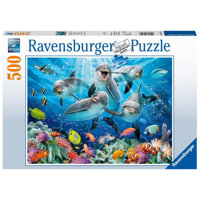 Puzzle delfini 500 piese Ravensburger
