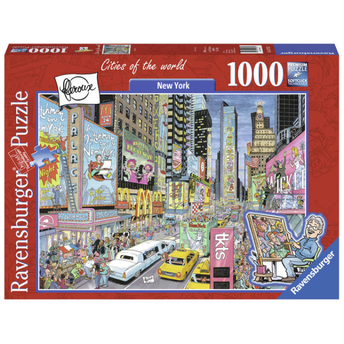 Puzzle copii si adulti New York 1000 piese Ravensburger