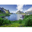 Puzzle copii si adulti Portul Lofoten 1000 piese Ravensburger