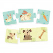 Puzzle asociaza animalutele Headu