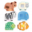 Puzzle animale senzoriale Montessori Headu