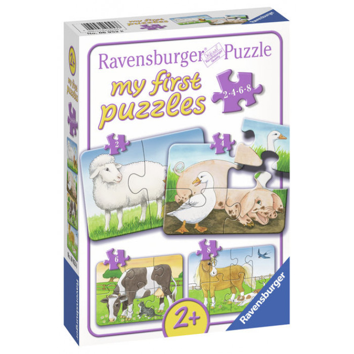 Primul meu puzzle animale de la ferma Ravensburger